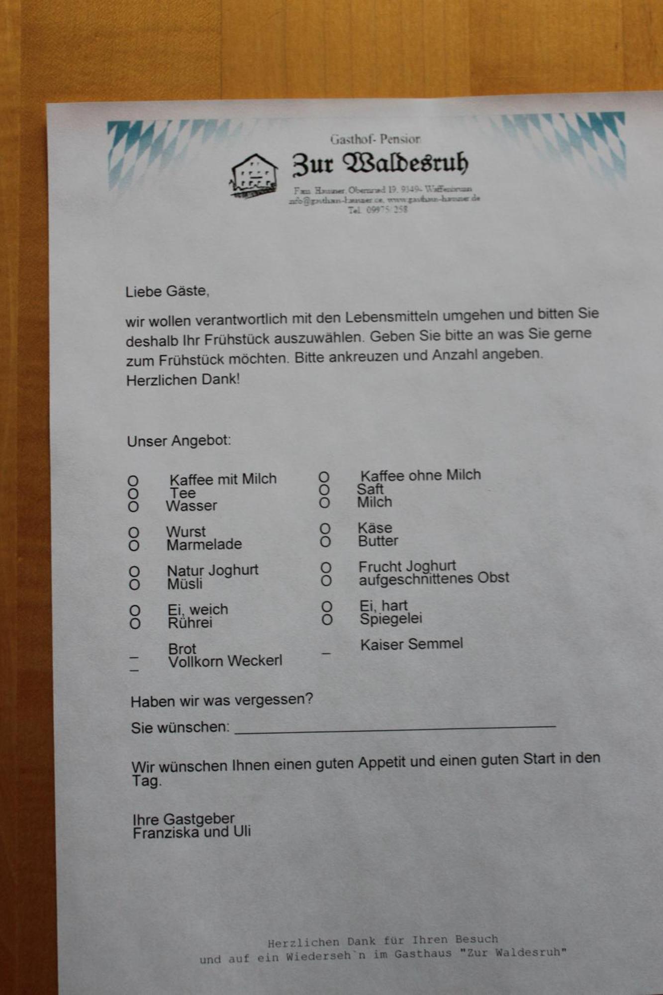Zur Waldesruh Hotel